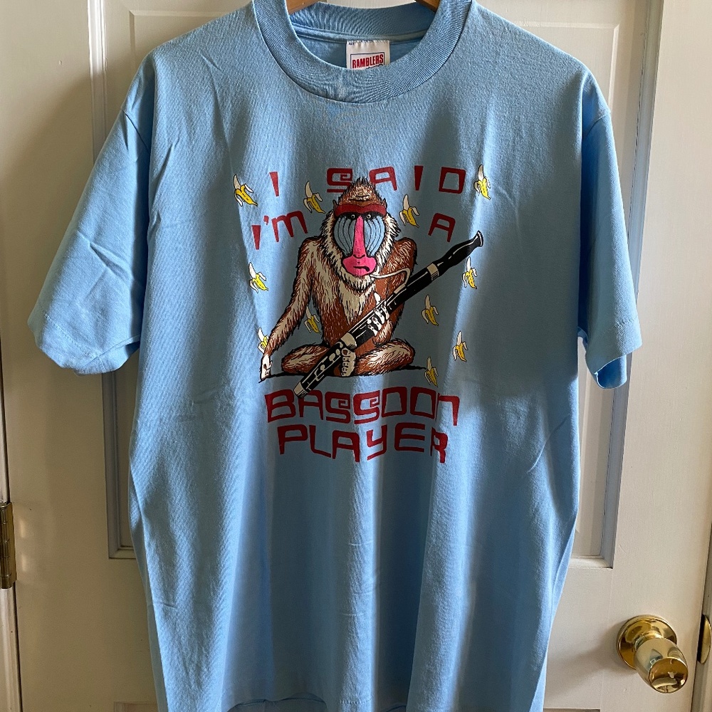 Vintage "I Said I'm a Bassoon Player" shirt